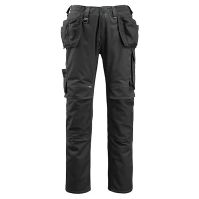 Image of Mascot 14131 203 09 Bremen Unique Cordura High Durability Trouser with Holster Pockets, Size 90C62, Black