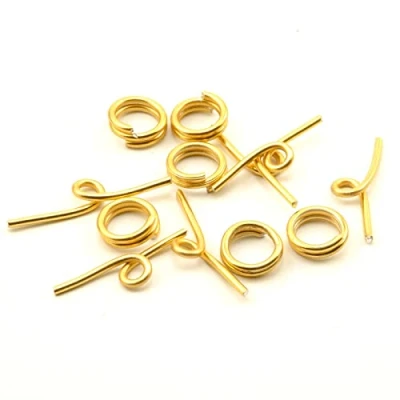 Image of Vaessen Creative Alu Deco toggle clasp x6 light gold,