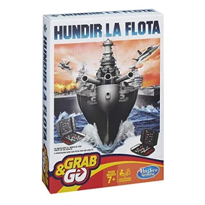Image of Hasbro Gaming Sink The Fleet, Travel Game (B09951750) [may not be in English] Spanish/Portuguese version multicoloured