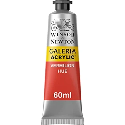 Image of Winsor &amp; Newton SG Education GAL 2120682 Full Range of Galeria Acrylic, 60 mL Tube, Vermilion