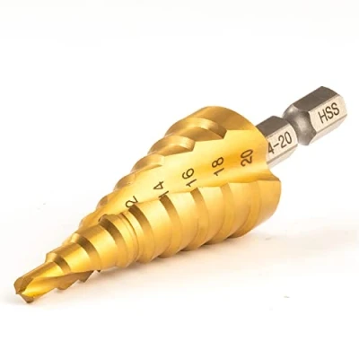 Image of TOOLANT 4 20mm Titanium Hex Shank Step Drill Bit