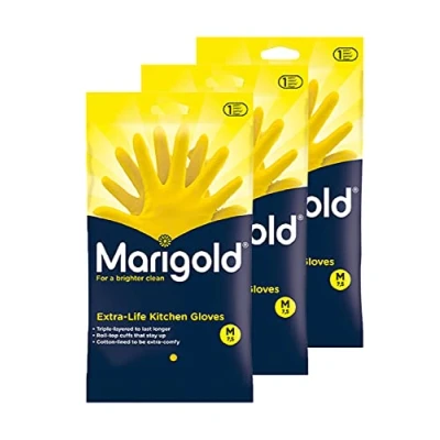 Image of MARIGOLD Extra Life kitchen Glove, M (Pack of 3)