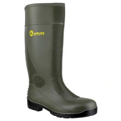 Image of Amblers Safety FS99 Adults Wellington Boot Size 4 UK Green