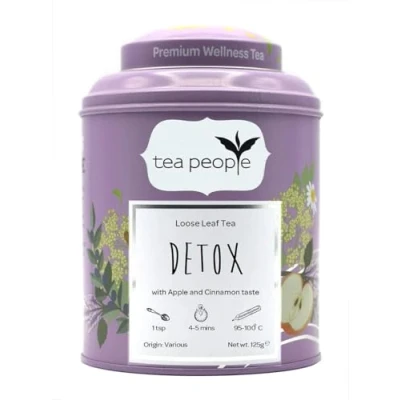 Image of Tea People Detox, Loose Leaf Herbal In A Tin Caddy, 100 g