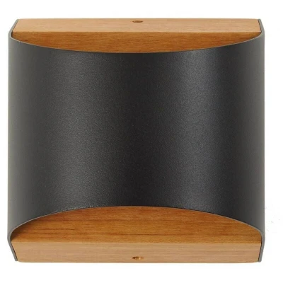 Image of Lindby LED outdoor wall light Lenore, black, metal, 13.5cm