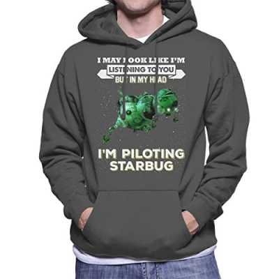 Image of Cloud City 7 I May Look Like Starbug Red Dwarf Men&#039;s Hooded Sweatshirt
