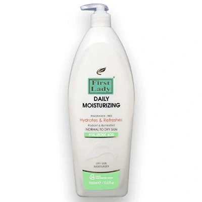 Image of First Lady Daily Moisturizing Fragrance Free Hyaluronic Acid Hand &amp; Body Lotion 1000ml Dry Skin