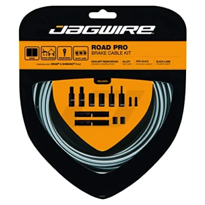 Image of Jagwire JCK203 Ice Grey Road Pro Brake Kit, Shimano/SRAM