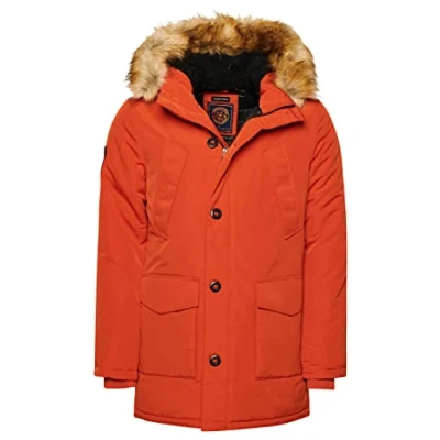 Image of Superdry Men&#039;s Vintage Everest Parka A4 Padded, Pureed Pumpkin, L