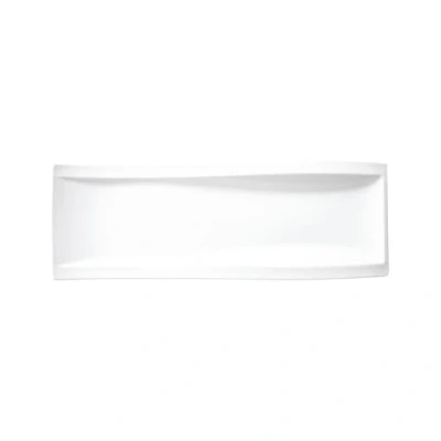 Image of Villeroy &amp; Boch NewWave Antipasti Plate, 42 x 15 cm, Premium Porcelain, White