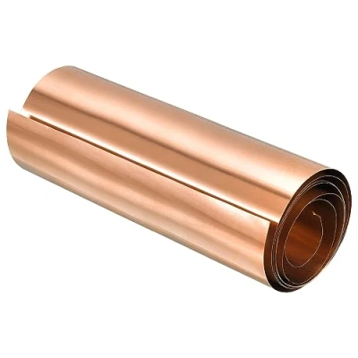 Image of uxcell Copper Sheet Roll, Metal Foil Plate 1000mm x 150mm 0.2mm