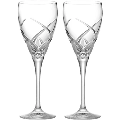Image of RCR Crystal Da Vinci Grosseto Medium Wine Glasses (Pair)