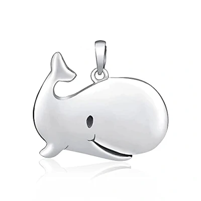 Image of SILVEGO 925 Sterling Silver Pendant Whale
