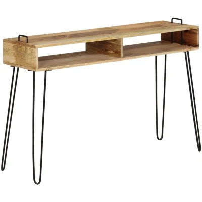 Image of vidaXL Console Table Solid Mango Wood 115x35x76 cm