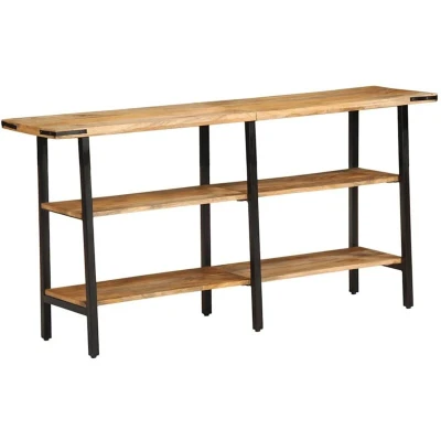 Image of vidaXL Console Table 140x35x70 cm Solid Wood Mango