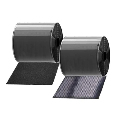 Image of TEUVO Hook and Loop Tape with Adhesive, 11CM Wide 2M Long Heavy Duty Self Adhesive for Fixing, Mounting Joining Applications at Home Workplace