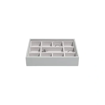 Image of Stackers Pebble Grey Mini Jewellery Box Chunky Layer