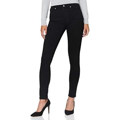 Image of GANT Women&#039;s Skinny Super Stretch Jeans Slacks, Semi Light Blue Broken in, 26W / 32L