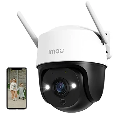 Image of Imou 2024 New 3K Security Camera Outdoor with AI Human/Vehicle Detection, 360 PTZ WiFi Home IP CCTV Wireless, 5MP Color Night Vision, Auto Tracking, Siren, 2 way Audio, IP66, Works Alexa