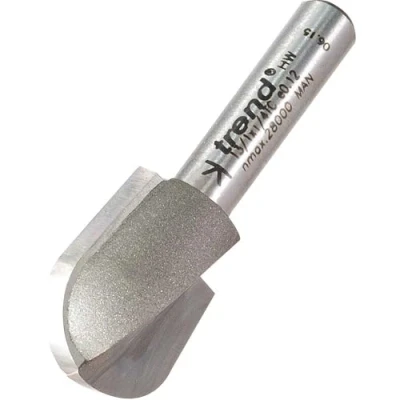 Image of Trend Professional Radius Cutter, 8mm Radius, 1/4 Inch Shank, 16mm Cut Diameter &amp; 19.5mm Length, Tungsten Carbide Tipped, 13/1X1/4TC