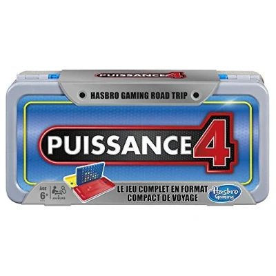 Image of Hasbro Gaming Power 4 Board Game Road Trip Travel French Version