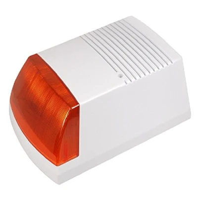 Image of DC3300 Solar Wireless Alarm Siren System Dummy Burglar Deterrent Fake Security