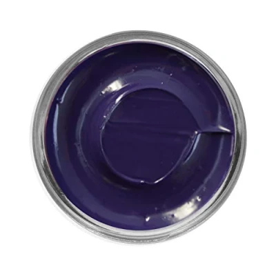 Image of Famaco 50ml Blue Violet Leather Deluxe Boot and Shoe Cream Polish With Polishing Duster Long Lasting Shine Protector Kit for Boots Shoes