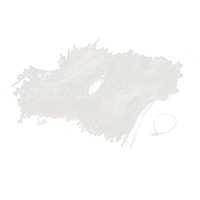 Image of sourcing map 1000Pcs 3&quot; Snap Lock Pin Security Loop Plastic Tag Fastener Tie