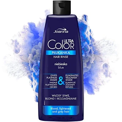 Image of Joanna Hair Rinse for Blond Lightened and Grey BLUE 150ml