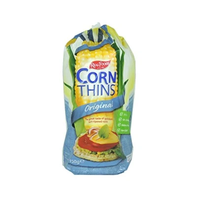 Image of Real Foods Corn Thins Original 150g (Case of 6)
