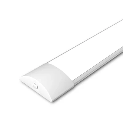 Image of paul russells LED Batten Light 120cm, 40W 4800lm, 3000K/4000K/6500K Colour Changeable, 4ft Tube Lights for Kitchen Office Garage Home Lighting, Ceiling Fluorescent Strip Replacement, 1 Pack