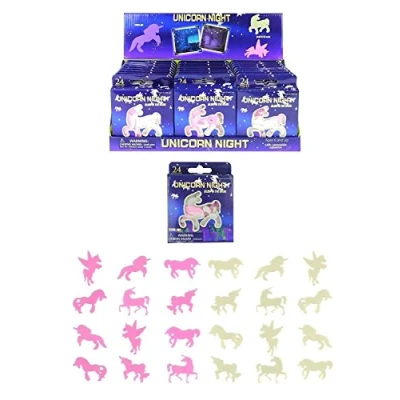 Image of HENBRANDT T51468 Glow in The Dark Unicorns, Pink, 1