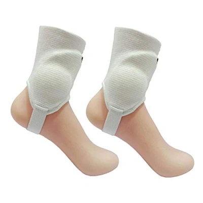 Image of DEAD SKIN Ankle Guards 1 Pair Shield Protector Dual Sided Pads for Soccer, Football, Volleyball (Kids, White)
