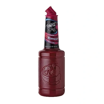 Image of Finest Call Raspberry Puree, Premium Fruit Puree for Cocktails, Cooking and Baking, 1 Litre