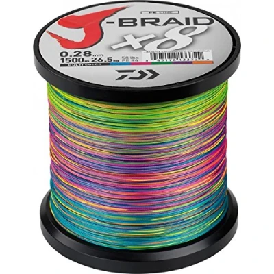 Image of Daiwa J Braid X8 0.16mm 1500m multi c Braided fishing line