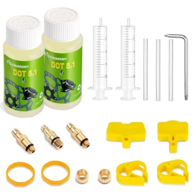 Image of CHUMXINY Bleed Kit for SRAM, Avid Range of Hydraulic Disc Brakes, Including High Performance DOT 5.1 Brake Fluid(120ml).