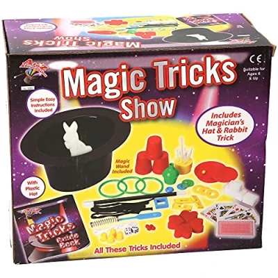Image of Atoz 109 Magic Trick Set with Hat, Multi
