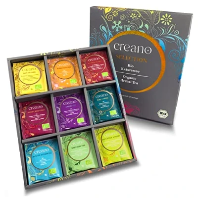 Image of Creano Organic Herbal Tea Gift Set 27 Bags in 9 Different Varieties 54g*