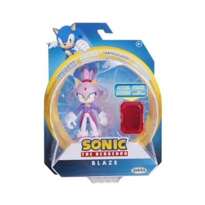 Image of Sonic The Hedgehog 4 Inch Figure Blaze With Sol Emerald