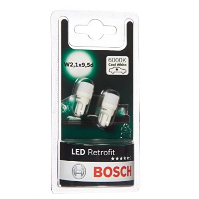 Image of 12V1WW5WLEDRETROFIT Bulb BOSCH 1 987 301 505 12V 1W W5W 6000K AUDI: A4 B8 Saloon, Q7, A1 Sportback, TOYOTA: Yaris III Hatchback, Prius Plus