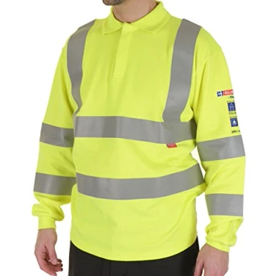 Image of CLICK ARC COMPLIANT HI VIZ POLO MED