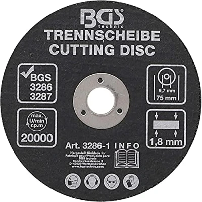 Image of BGS 3286 1 Cutting Disc Ø 75 x 1.8 9.7 mm