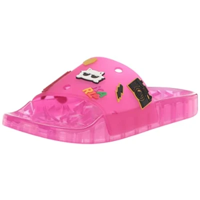 Image of KARL LAGERFELD Women&#039;s Niya Slide Sandal, Orchid, 6 UK