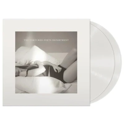 Image of Taylor Swift The Tortured Poets Department Phantom Clear vinyl Sealed 2024 UK 2 LP set 602458940831