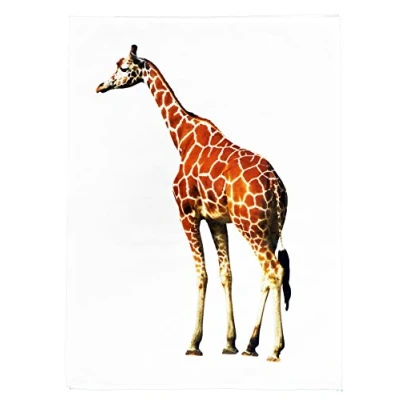 Image of Half a Donkey Classic Giraffe on Large Cotton Tea Towel