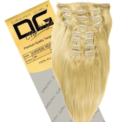 Image of Dream Girl 18 inch Colour 24 Clip On Hair Extensions