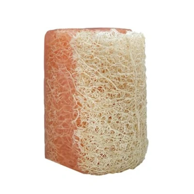 Image of Cielche Natural Handmade Rose Soap Bar With Pumpkin Fiber 120gr Antibacterial, Anti fungal and Inflammatory,Antiseptic,Renew,Acne, Dermatitis Eczema, (Rose)