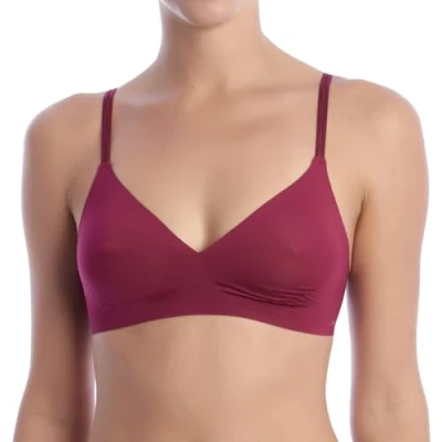 Image of Sloggi Women&#039;s Body Adapt Soft Bra, Dark Wine, XS UK