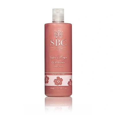 Image of SBC Skincare Hydra Collagen &amp; Geranium Body Wash 500ml Indulgent Bubble Bath or Shower Gel