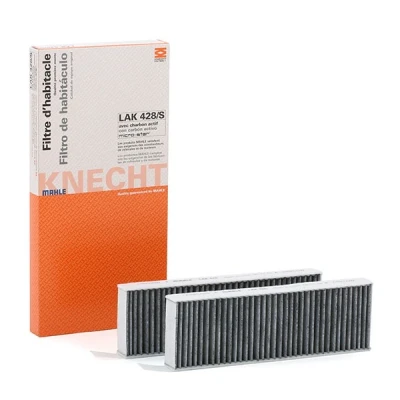 Image of 1616959180, 6447XG, 6447XG2, 9801448180, 9807746480 Pollen Filter MAHLE ORIGINAL LAK 428/S Activated Carbon 290,0mm 96mm 30,0mm